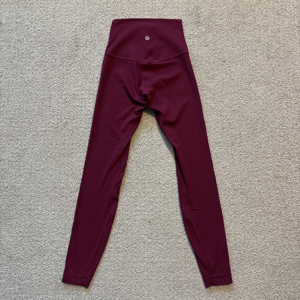 Lululemon Align High-Rise Pant 24” Berry Nulu Yoga Leggings Womens Size 0